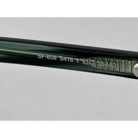 SuperFlex - SF-609 S416 51-18-140 Green Black Acetate Glasses Frames - Picture 4 of 7